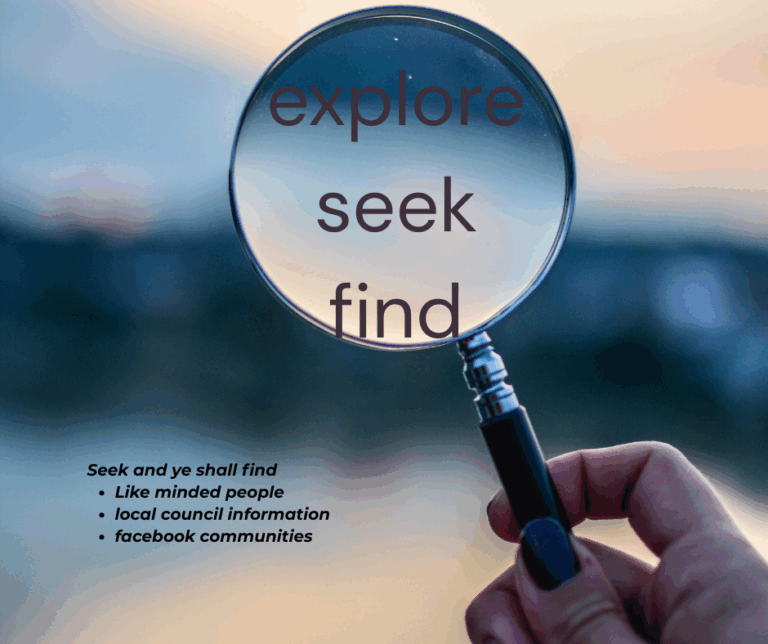 Exploring a new area