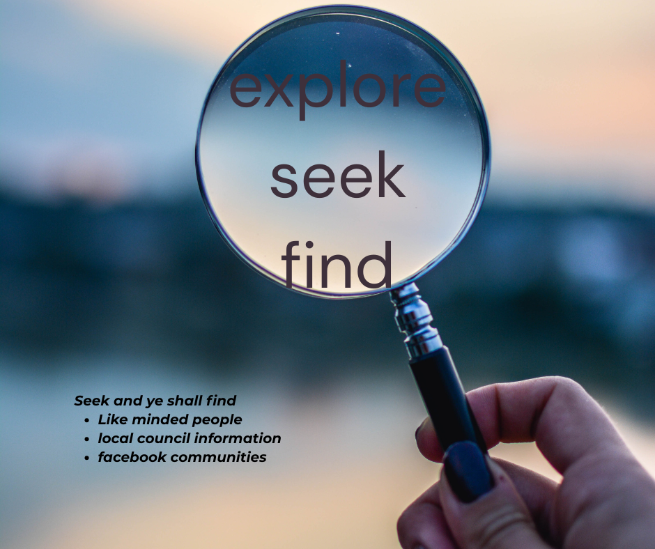 Exploring a new area